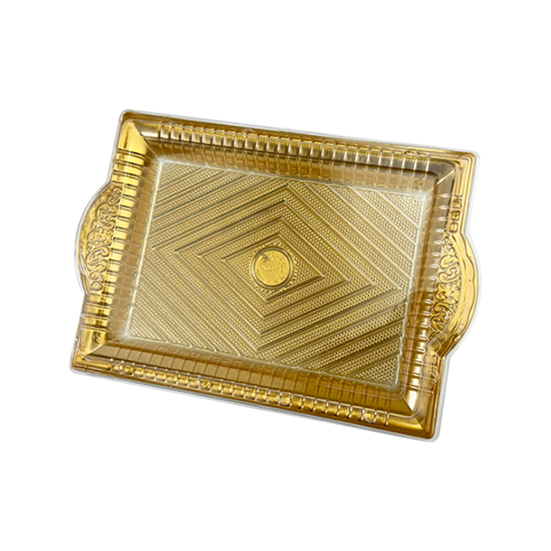 Eldobható átlátszó vastag tésztatálca