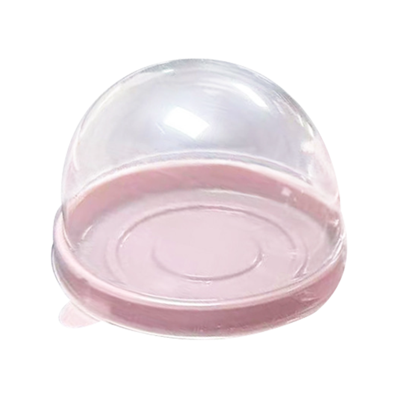 Eldobható, kör alakú cupcake-tartó doboz