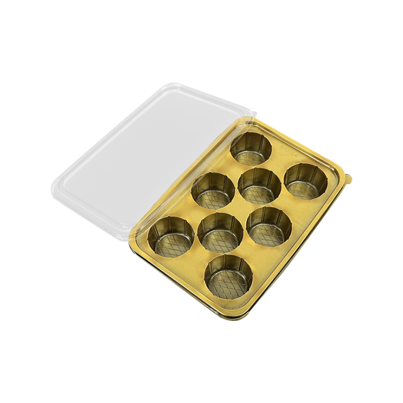 8 üreges eldobható műanyag sütőcsomagoló doboz