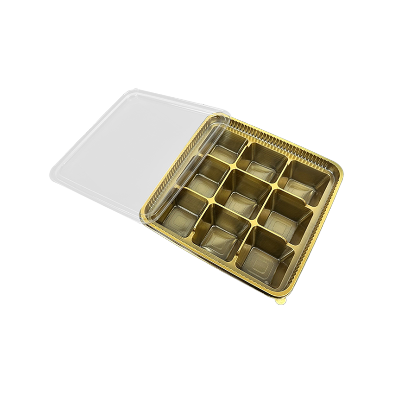 Kilenc rácsos PET buborékcsomagoló doboz